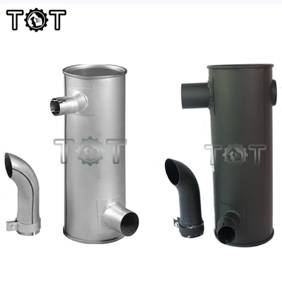 Knalpot HD820 hd820-3 hd820-5 KATO Excavator Muffler van de aluminium de Universele Geluiddemper